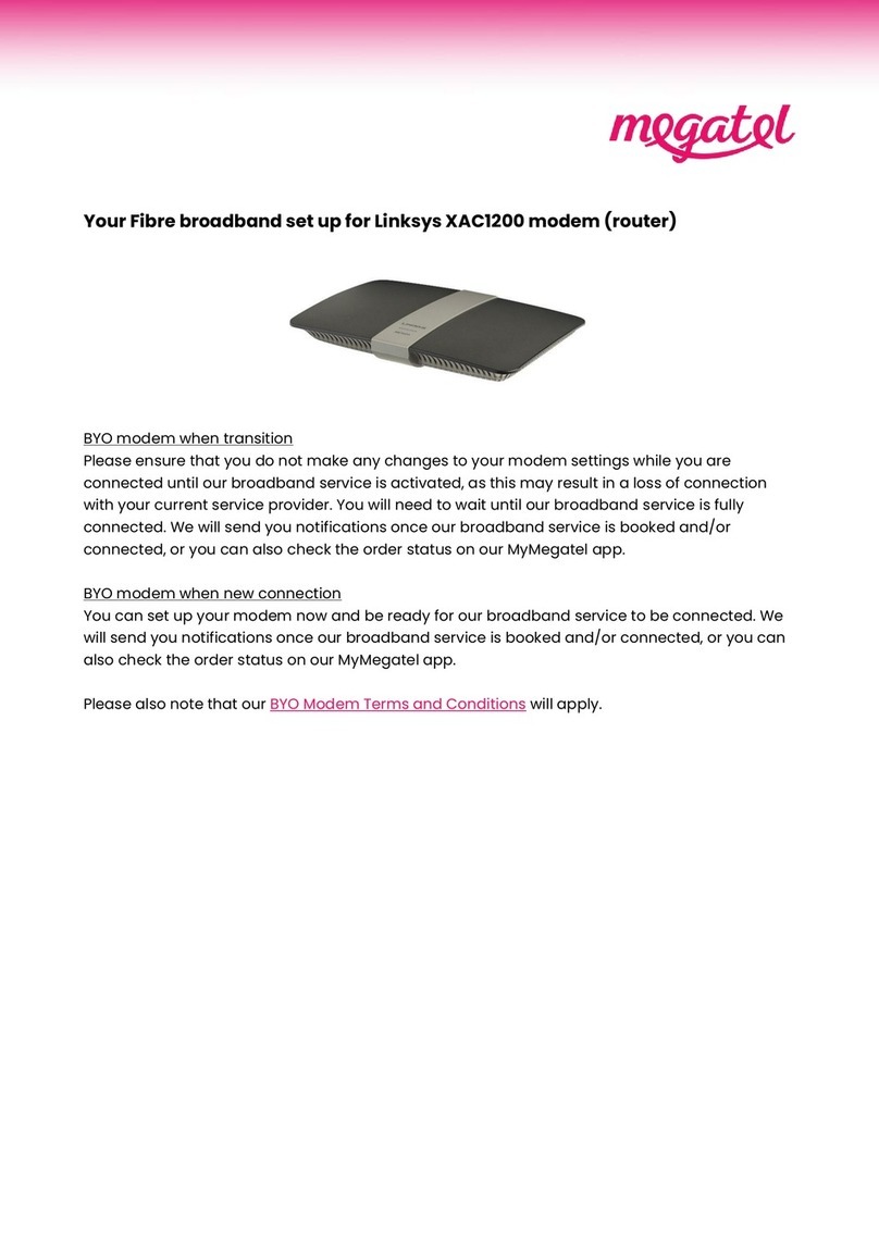 Megatel XAC1200 manual