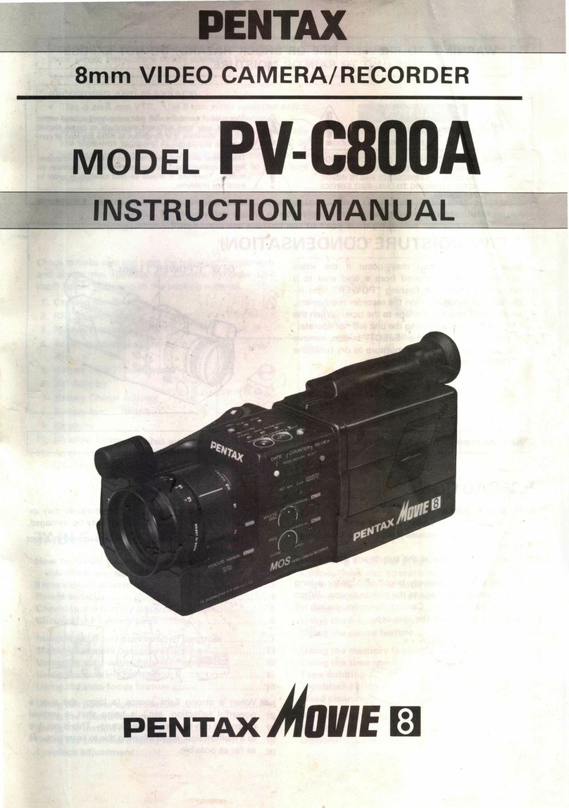 Pentax MOVIE 8 PV-C800A instruction manual