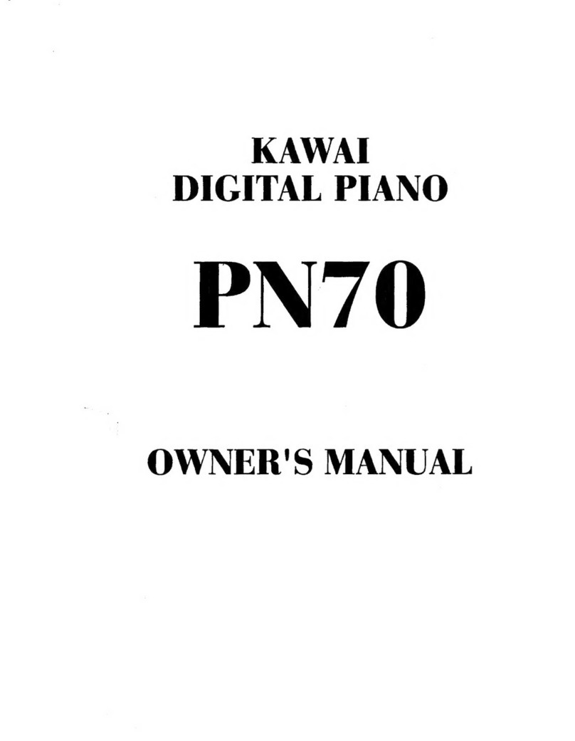 Kawai PN70 User manual