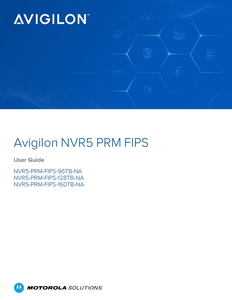 Avigilon NVR5 PRM FIPS User manual Avigilon NVR5 PRM FIPS User manual