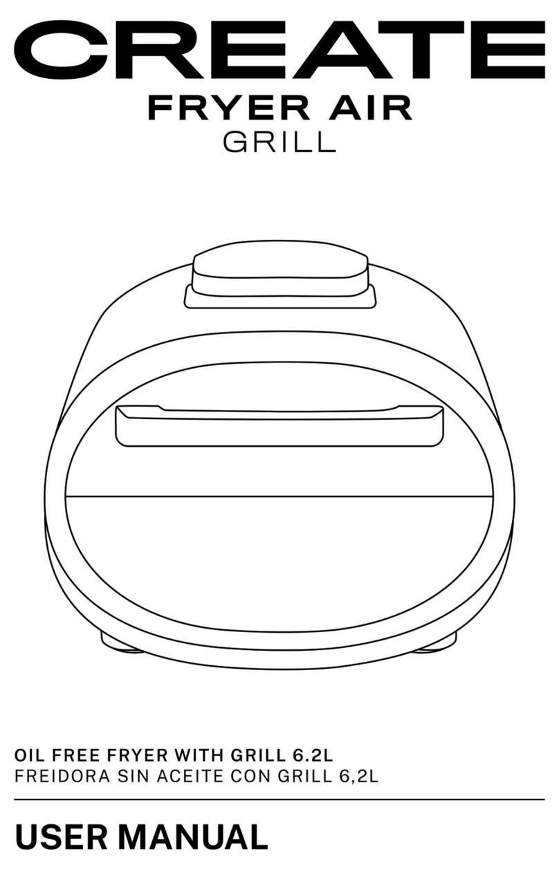 Create FRYER AIR GRILL user manual