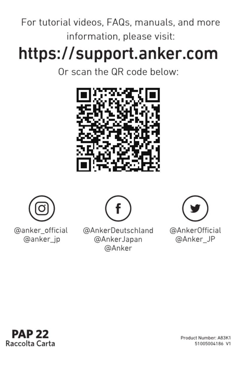 Anker 5 Series User manual