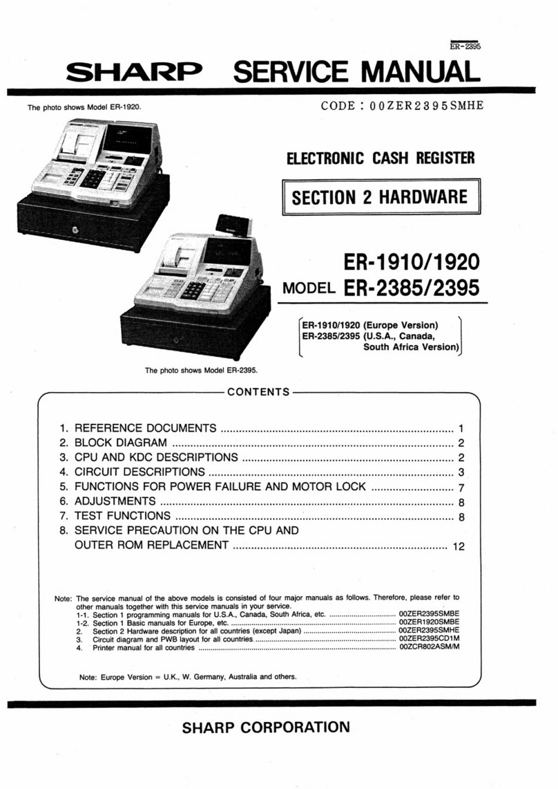 Sharp ER-1910 Service manual