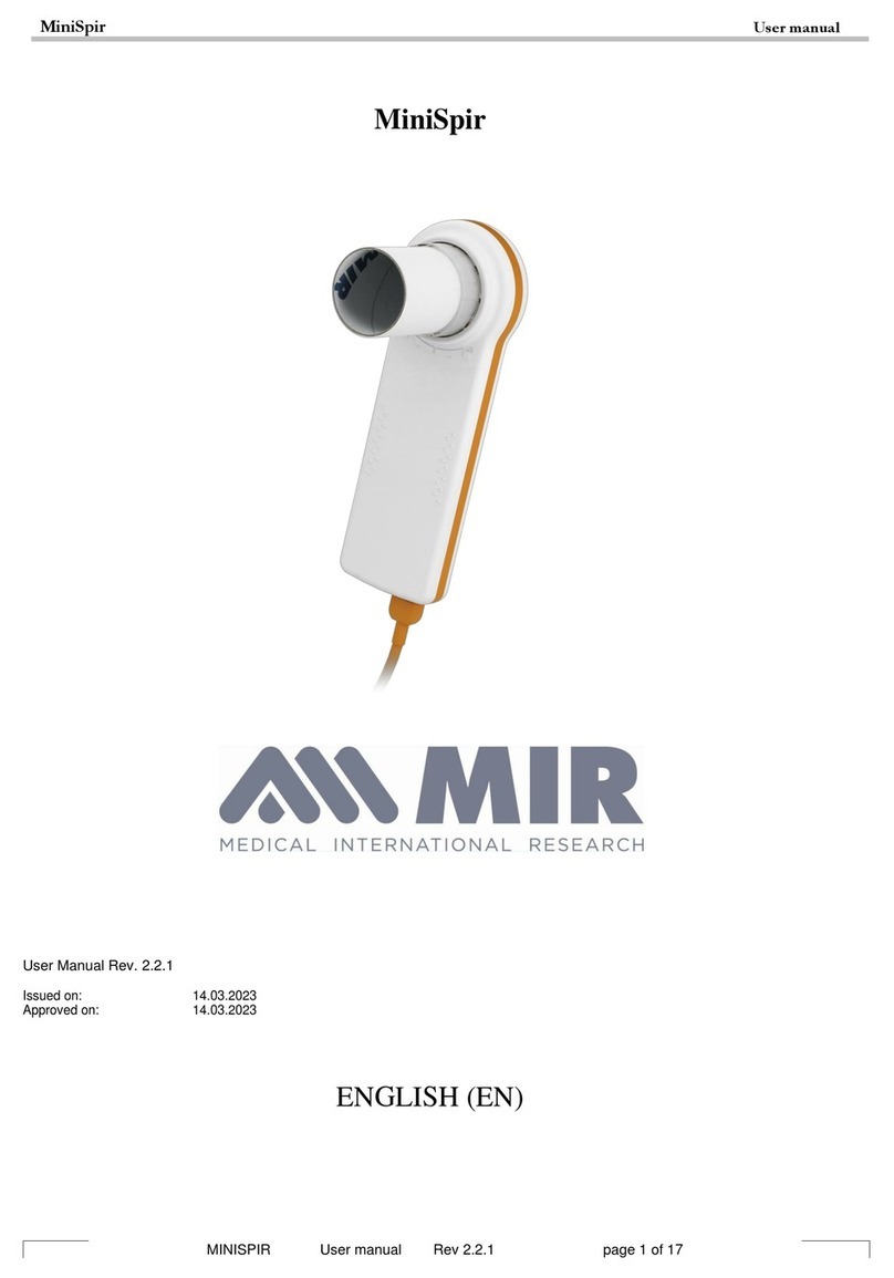 MIR MiniSpir Light user manual