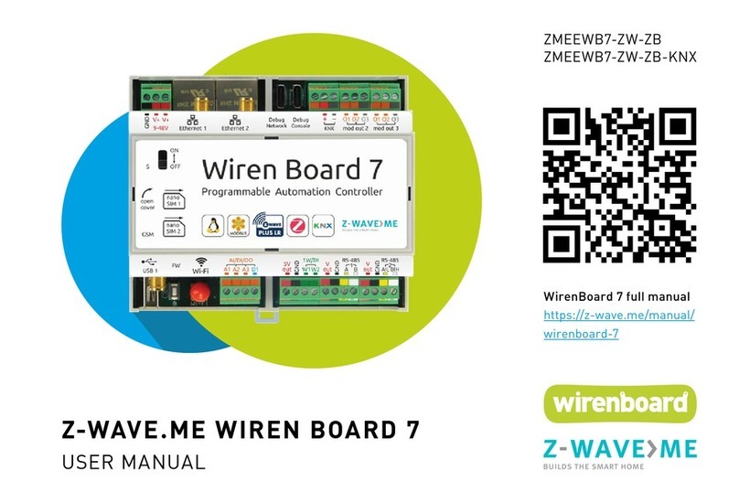 Z-Wave.Me WIREN BOARD 7 User manual