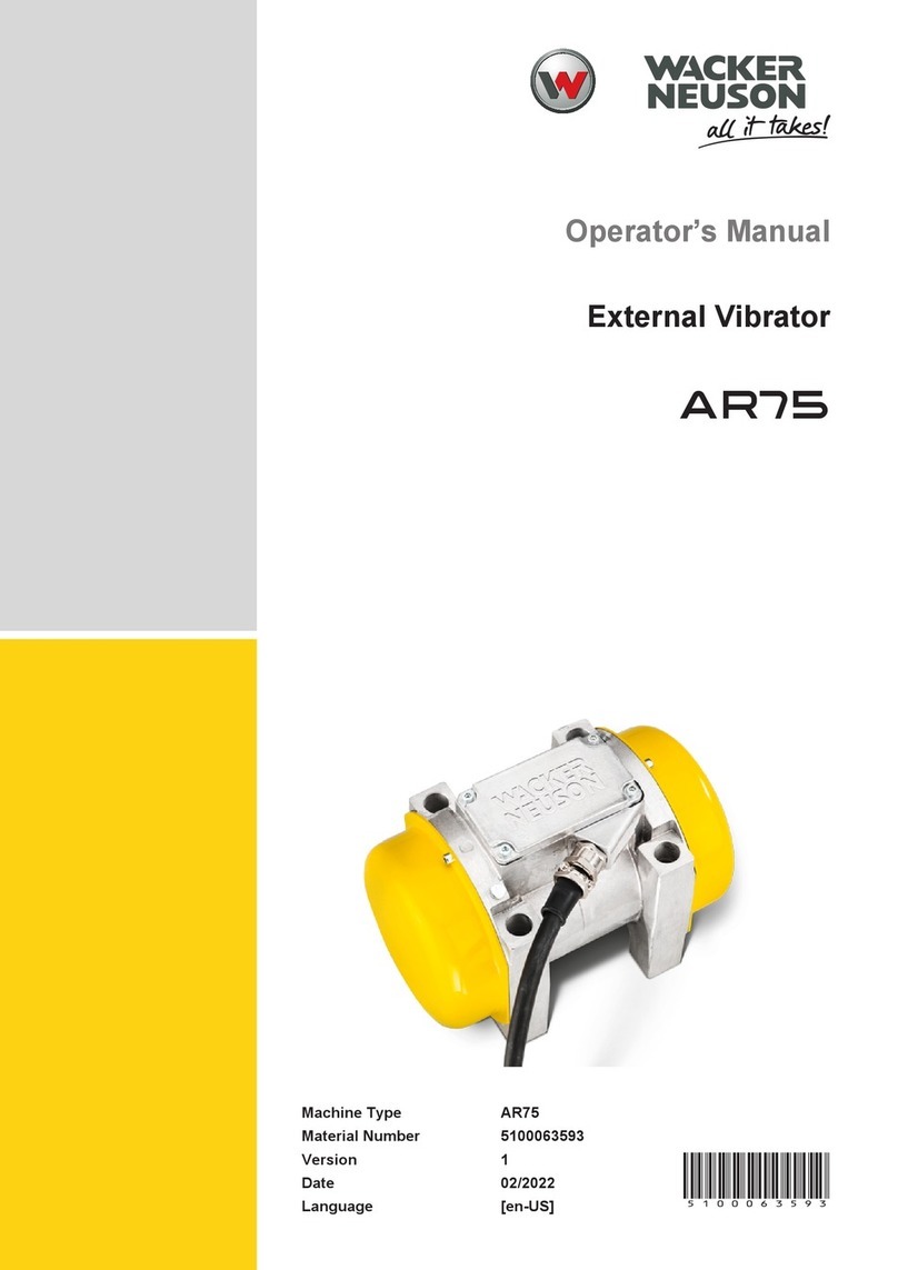 Wacker Neuson AR 75 Series User manual
