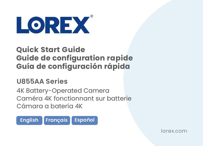 Lorex U855AA Series User manual