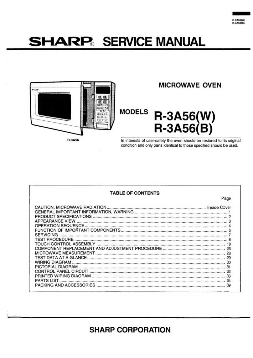 Sharp R-3A56(W) User manual