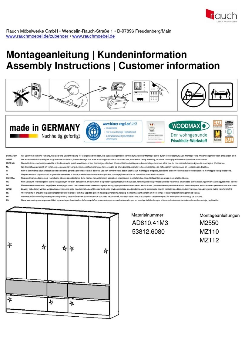Rauch M2550 Assembly instructions