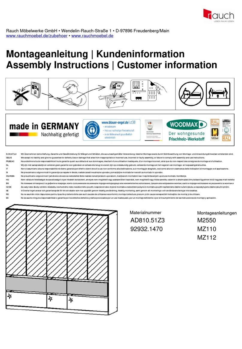 Rauch M2550 Assembly instructions Rauch M2550 Assembly instructions