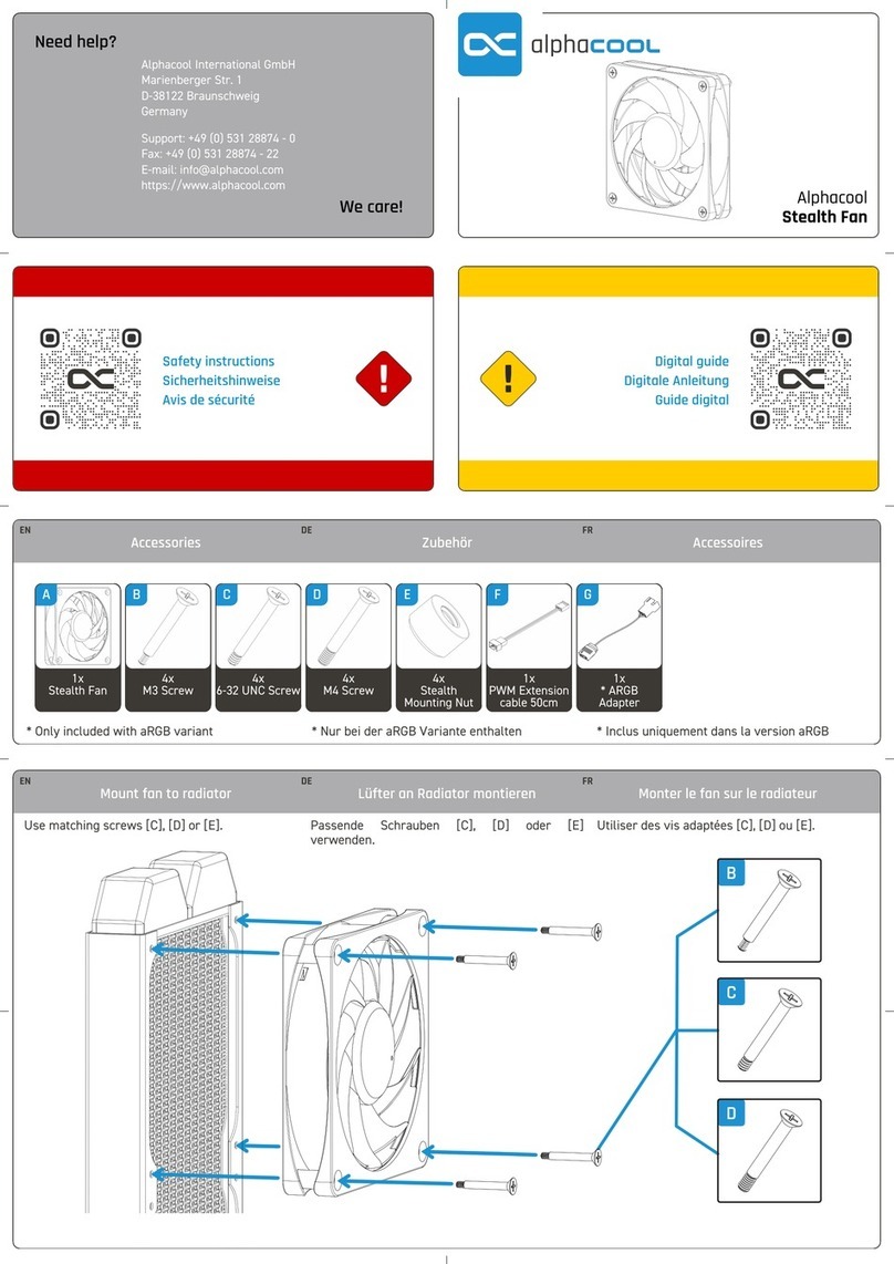 Alphacool Stealth quick start guide