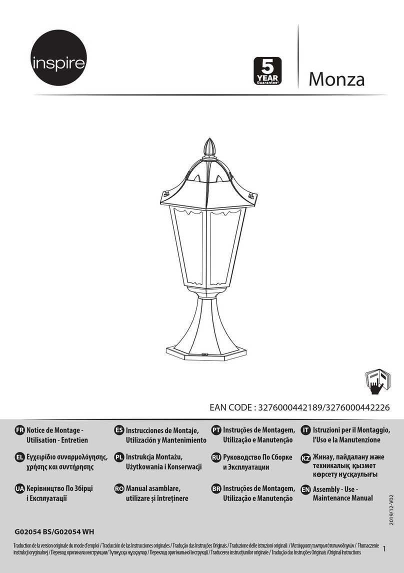 Inspire G02054 BS Assembly, Use, Maintenance Manual