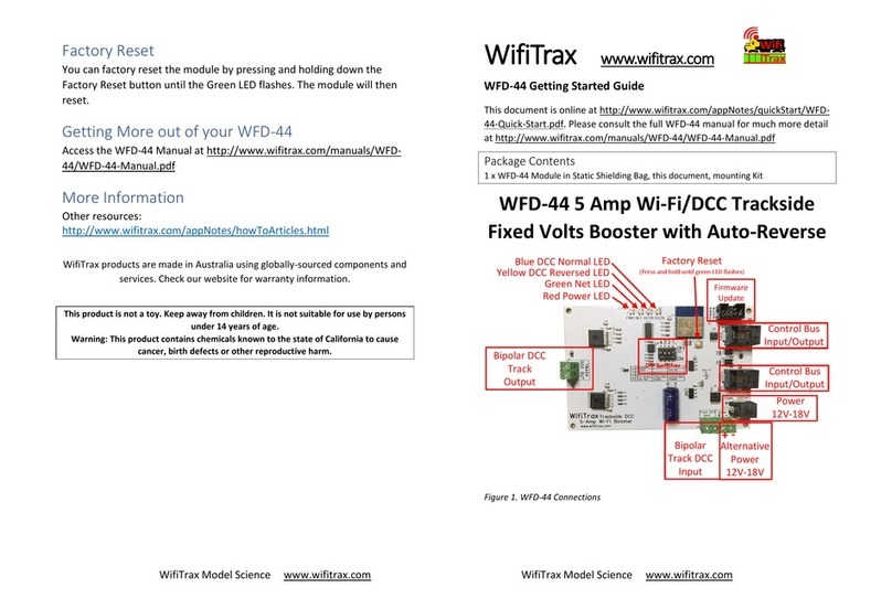 WifiTrax Model Science WFD-44 Getting started guide