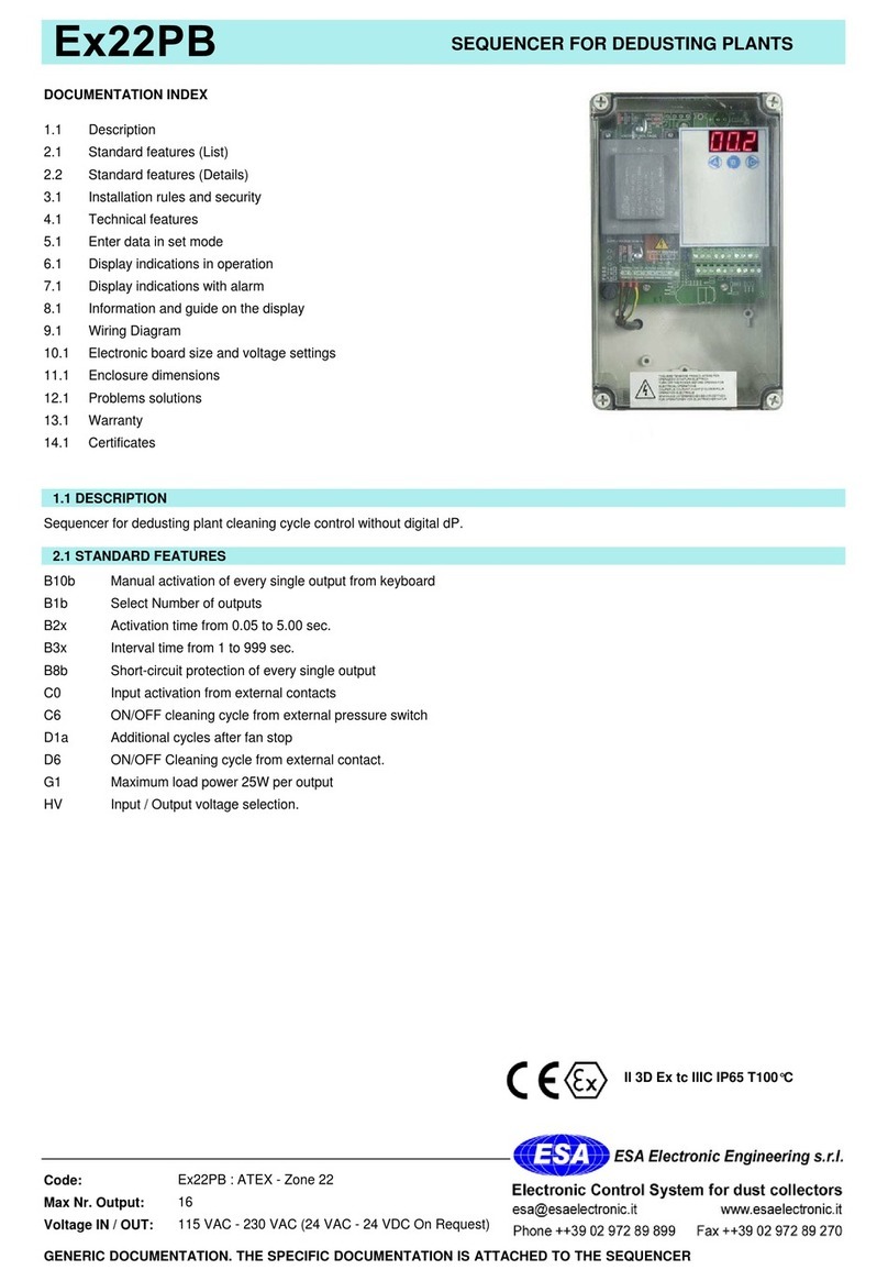 ESA Ex22PB manual