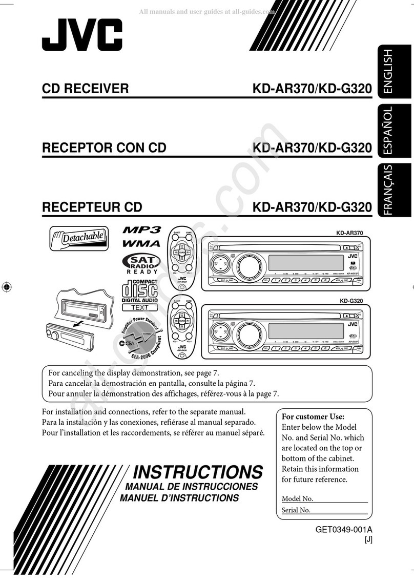 JVC KD-G320 instructions