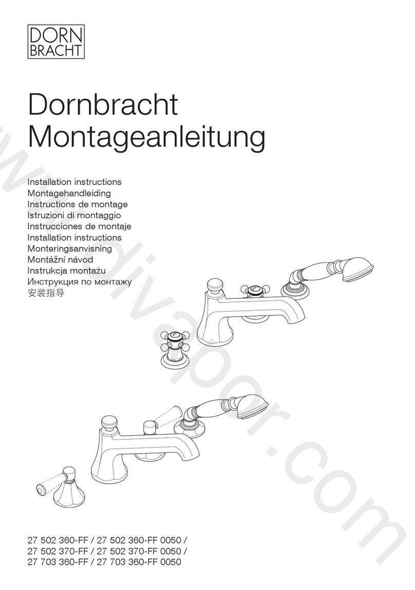 Dornbracht 27 502 360-FF installation instructions
