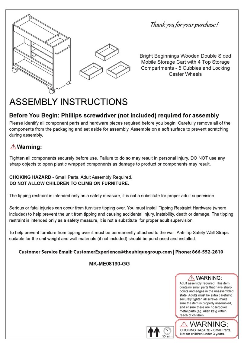 Ubique MK-ME08190-GG Assembly instructions
