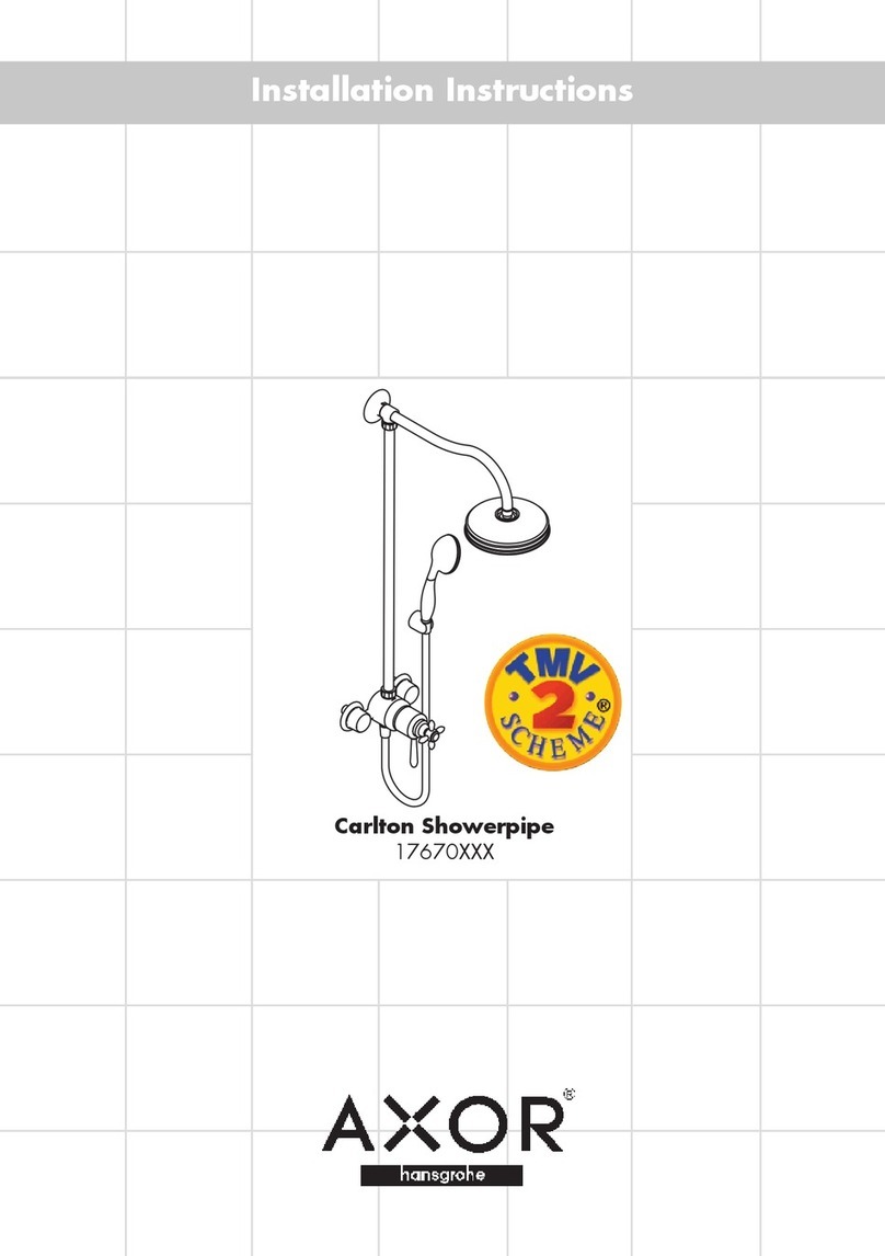 Hans Grohe Axor Carlton 17670 Series installation instructions