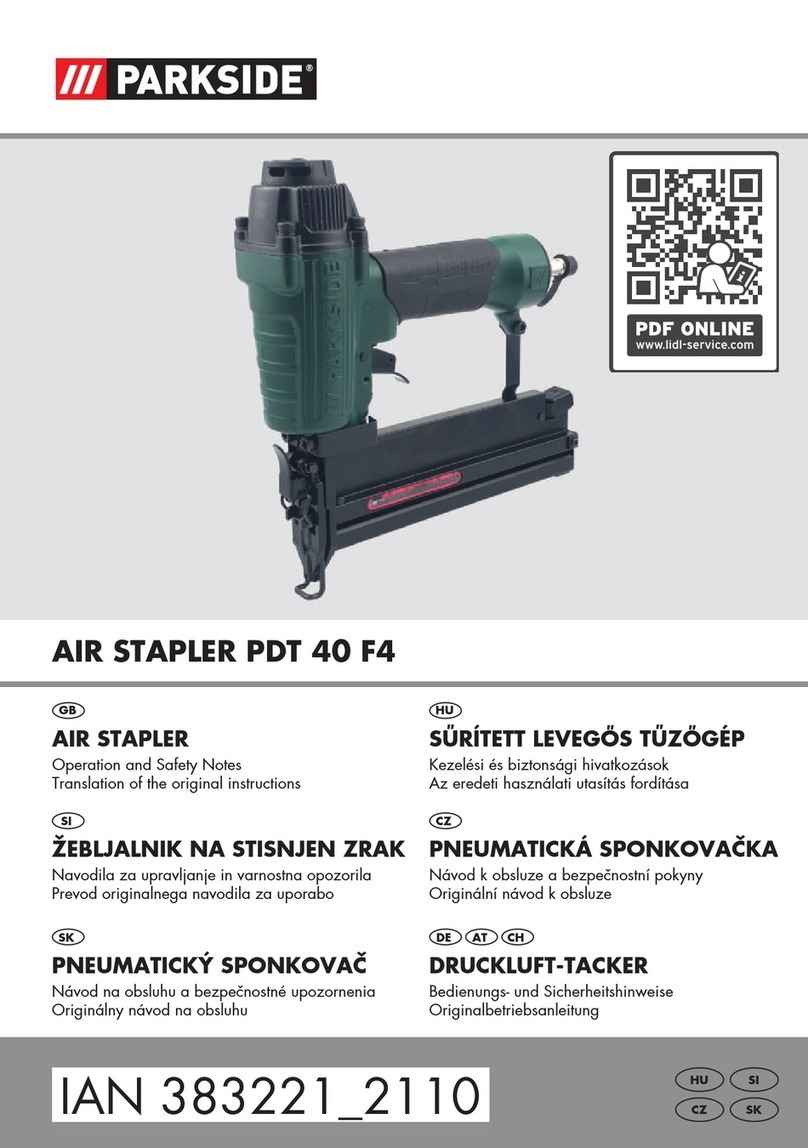 Parkside PDT 40 F4 Operation and safety notes translation of the original instructions