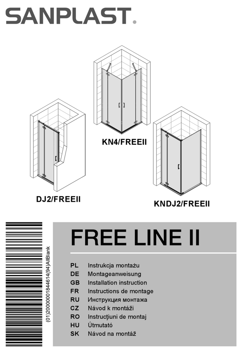 SANPLAST KN4/FREEII Installation instruction SANPLAST KN4/FREEII Installation instruction