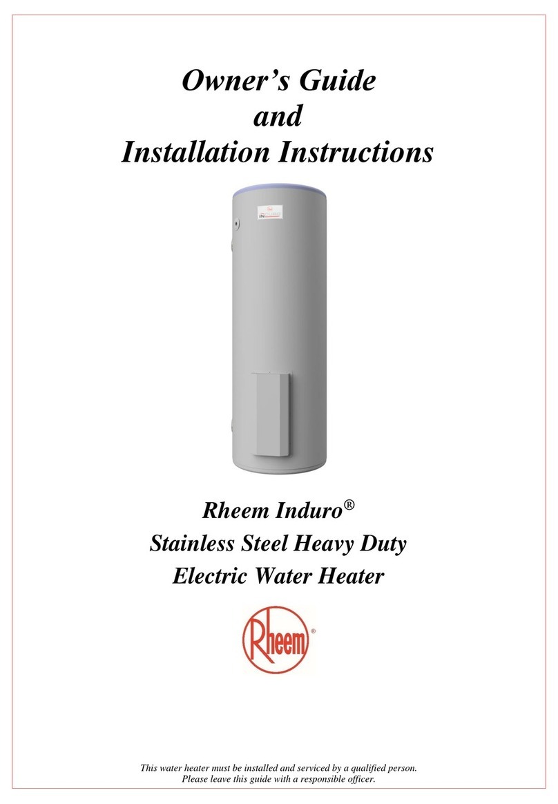 Rheem Induro 6N3315M7 Technical Document