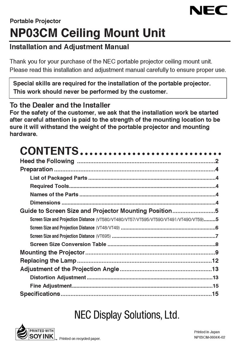 NEC NP03CM Guide NEC NP03CM Guide