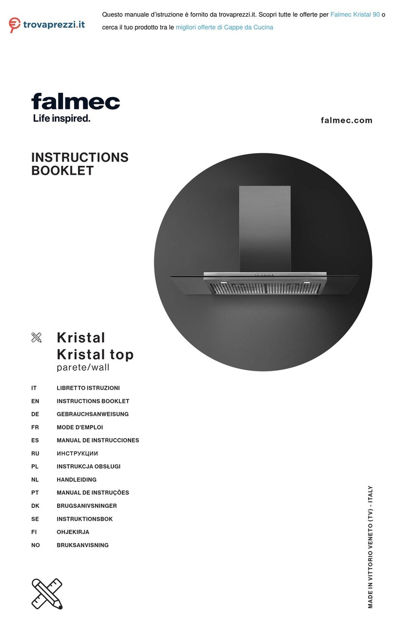 FALMEC KRISTAL 60 Instruction booklet