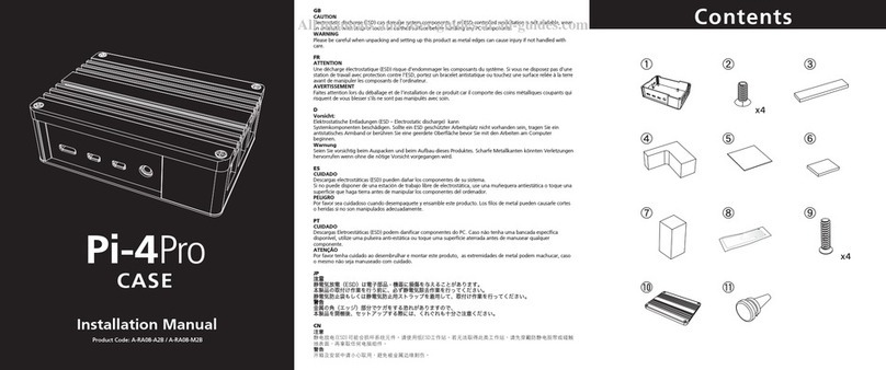 Akasa A-RA08-A2B User manual