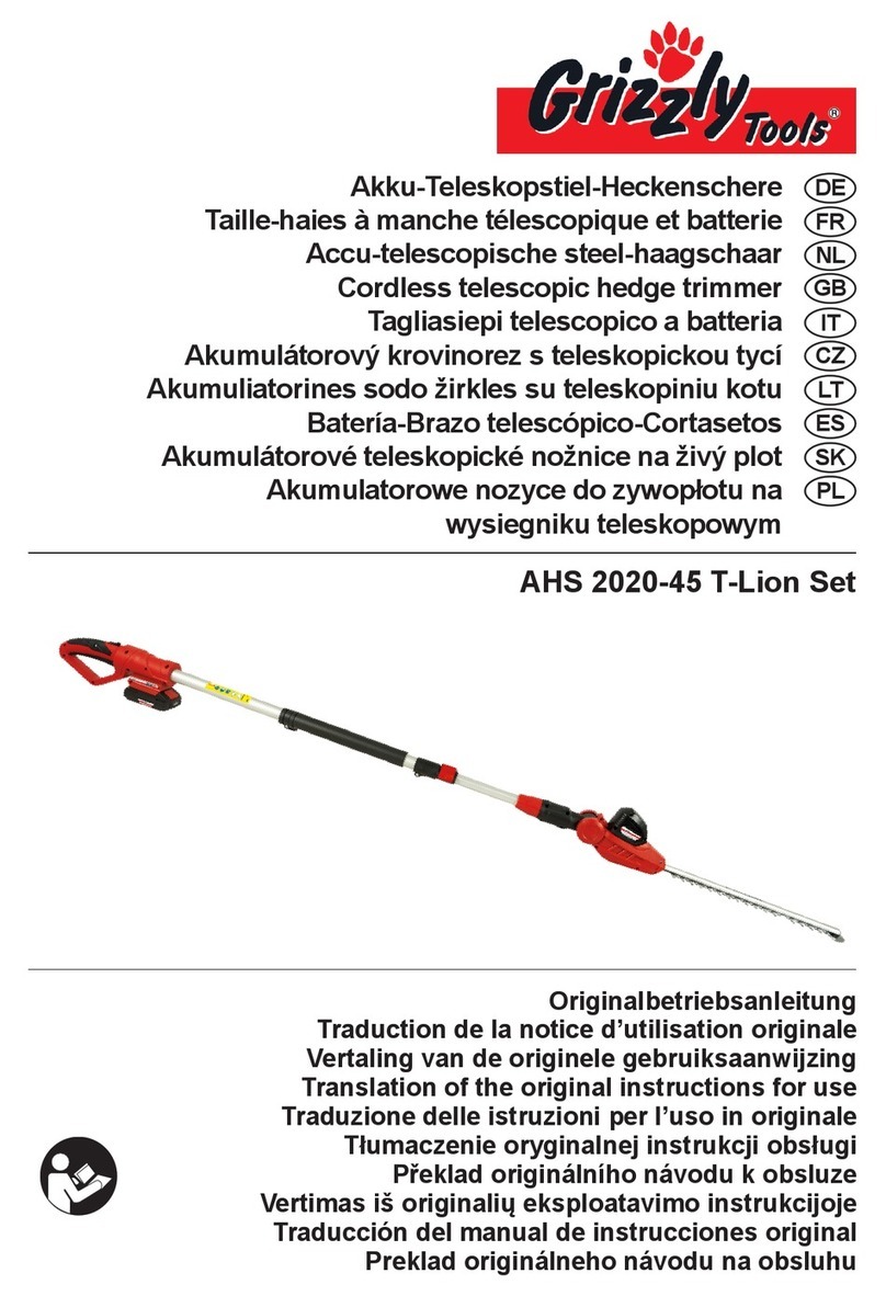 Grizzly Tools AHS 2020-45 T-Lion Set Operating and installation instructions Grizzly Tools AHS 2020-45 T-Lion Set Operating and installation instructions