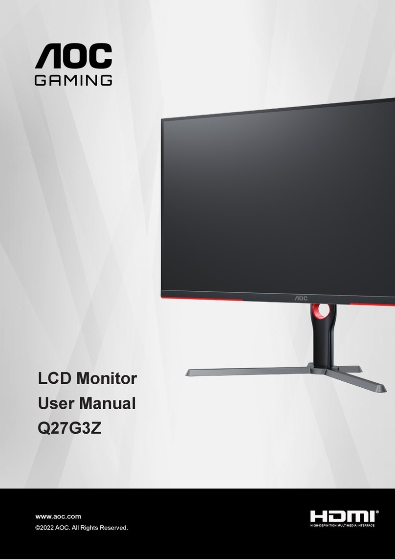 AOC Q27G3Z User manual