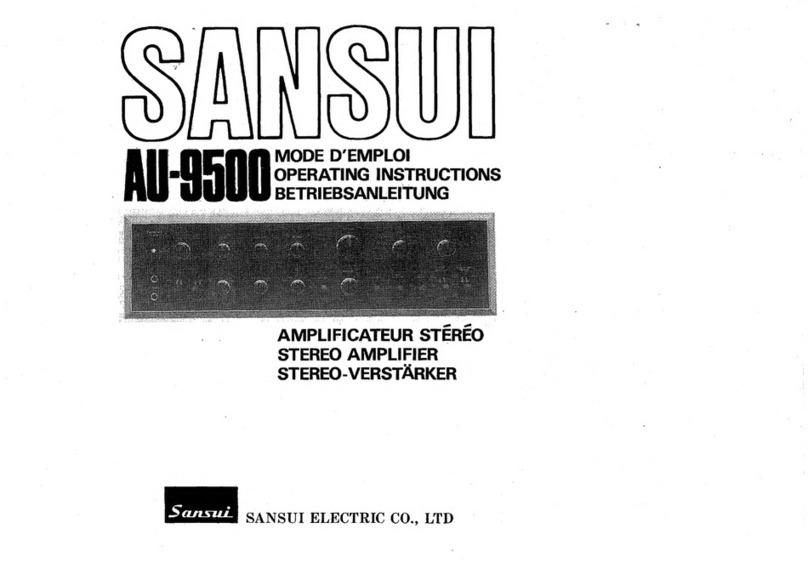 Sansui AU-9500 User manual