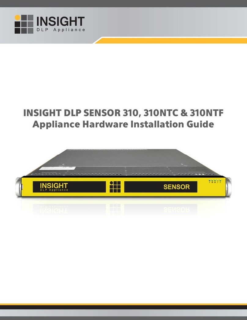 INSIGHT DLP SENSOR 310 Hardware installation guide