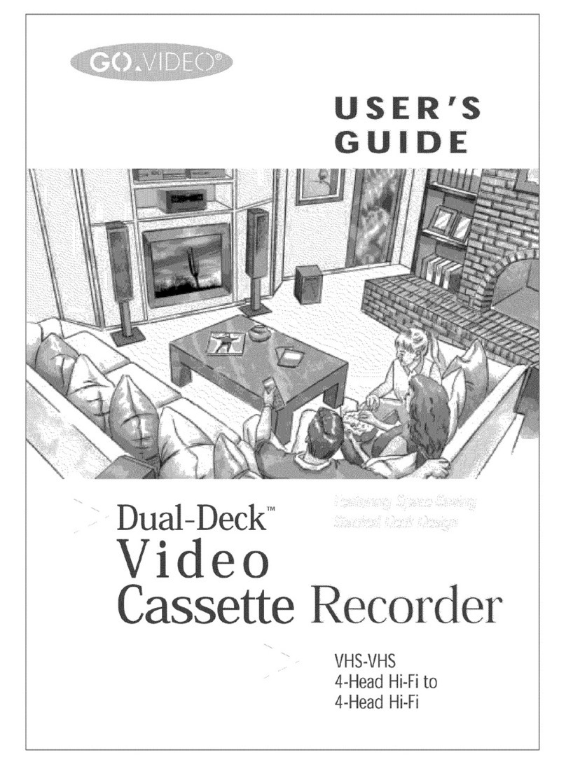 GoVideo Dual Deck User manual