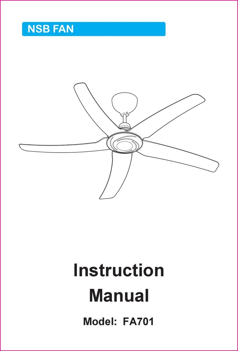 NSB FAN FA701 User manual