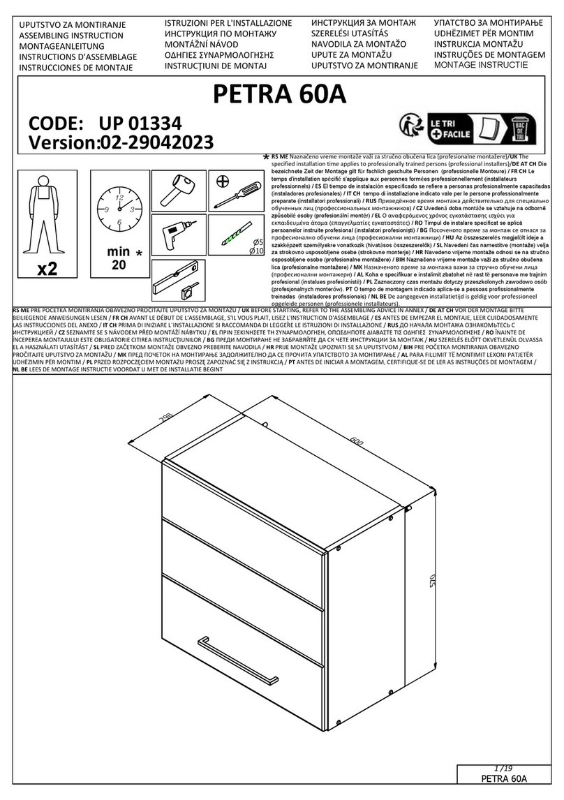 Dedeman PETRA 60A UP 01334 User manual