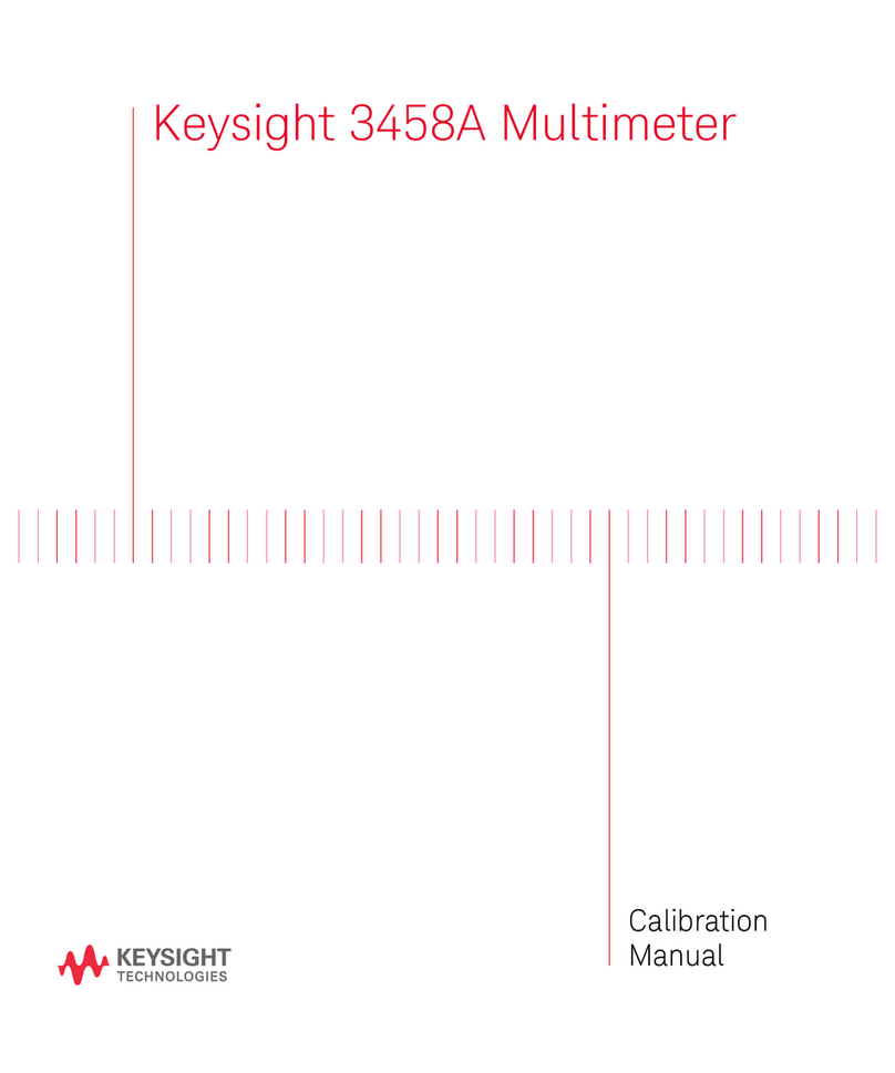 Keysight 3458B Calibration manual