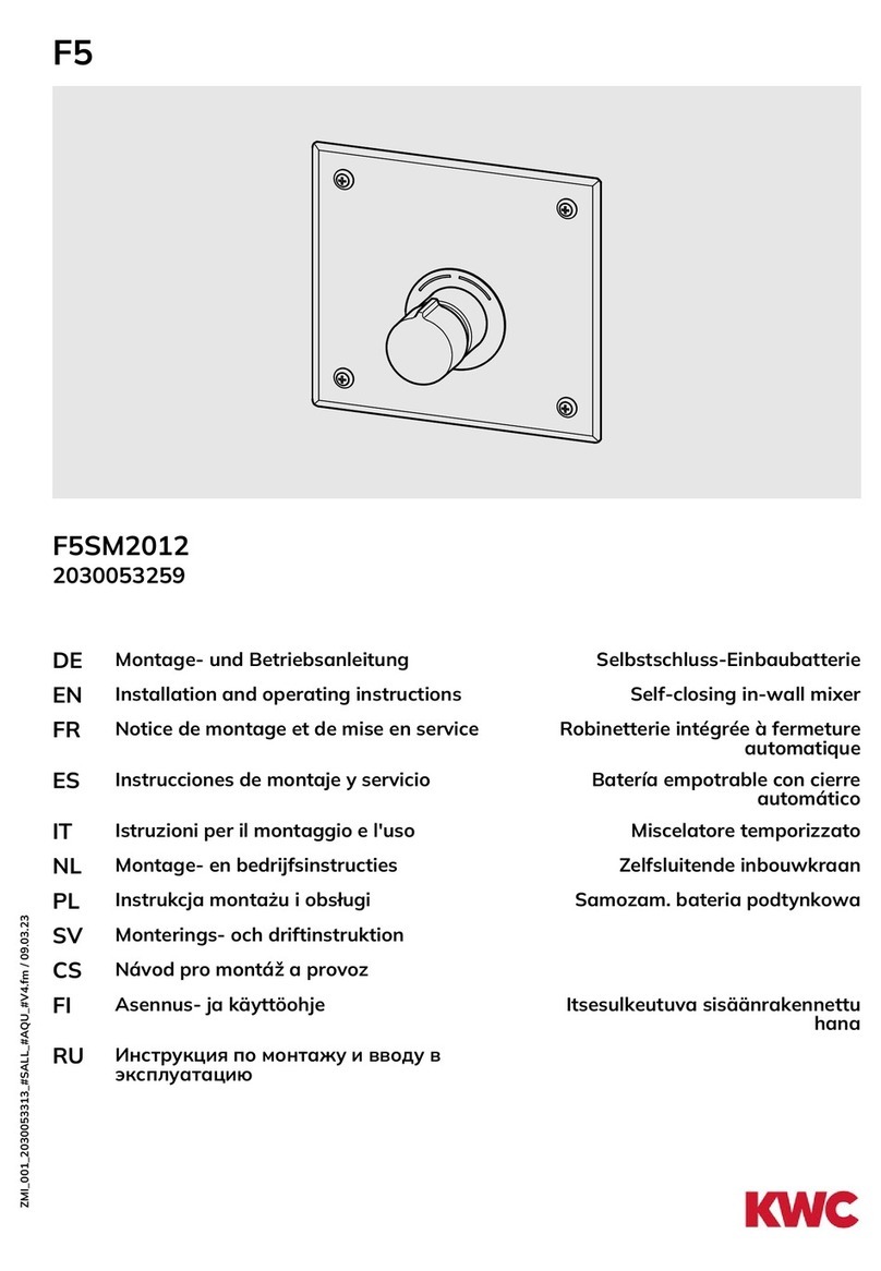KWC F5SM2012 User manual