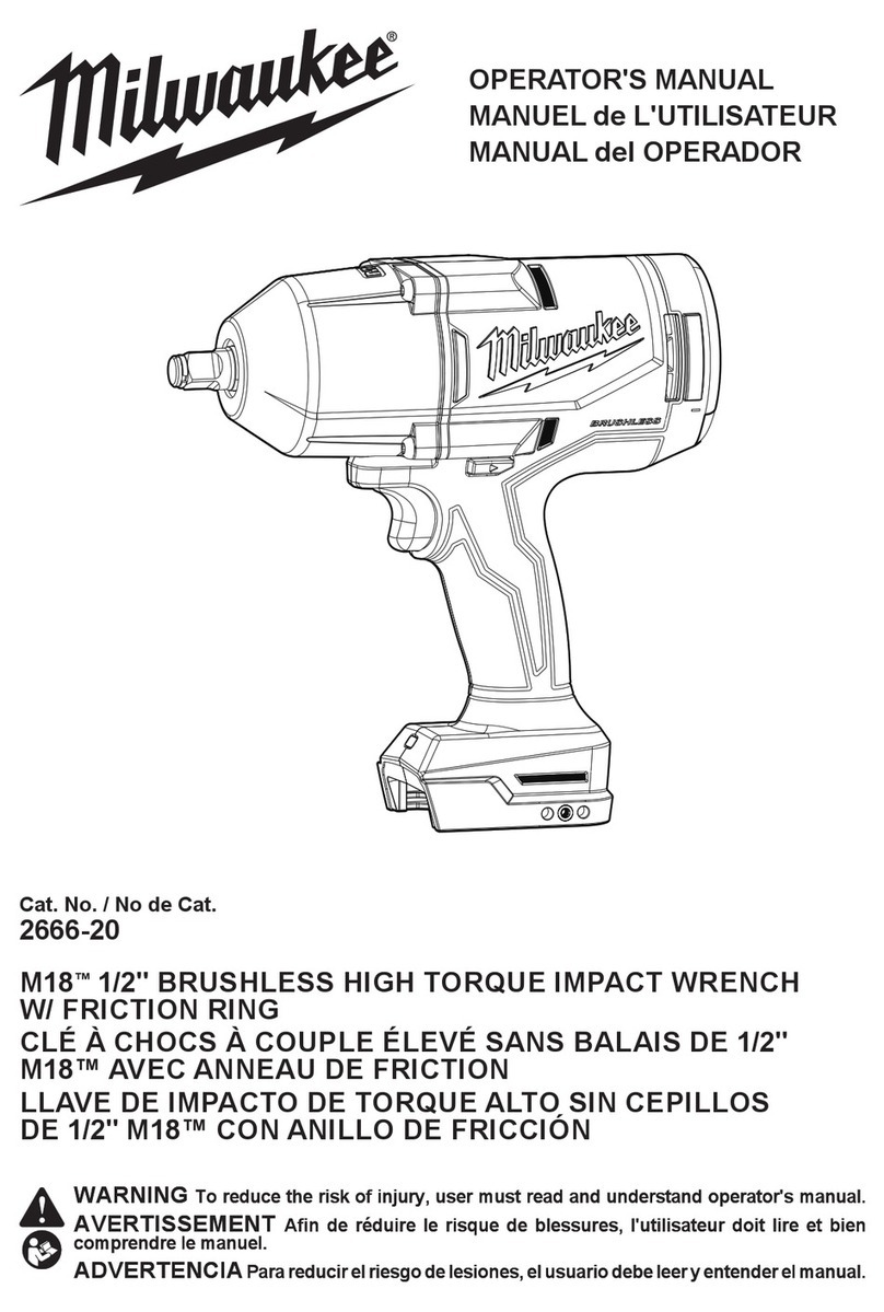 Milwaukee M18 2666-20 User manual