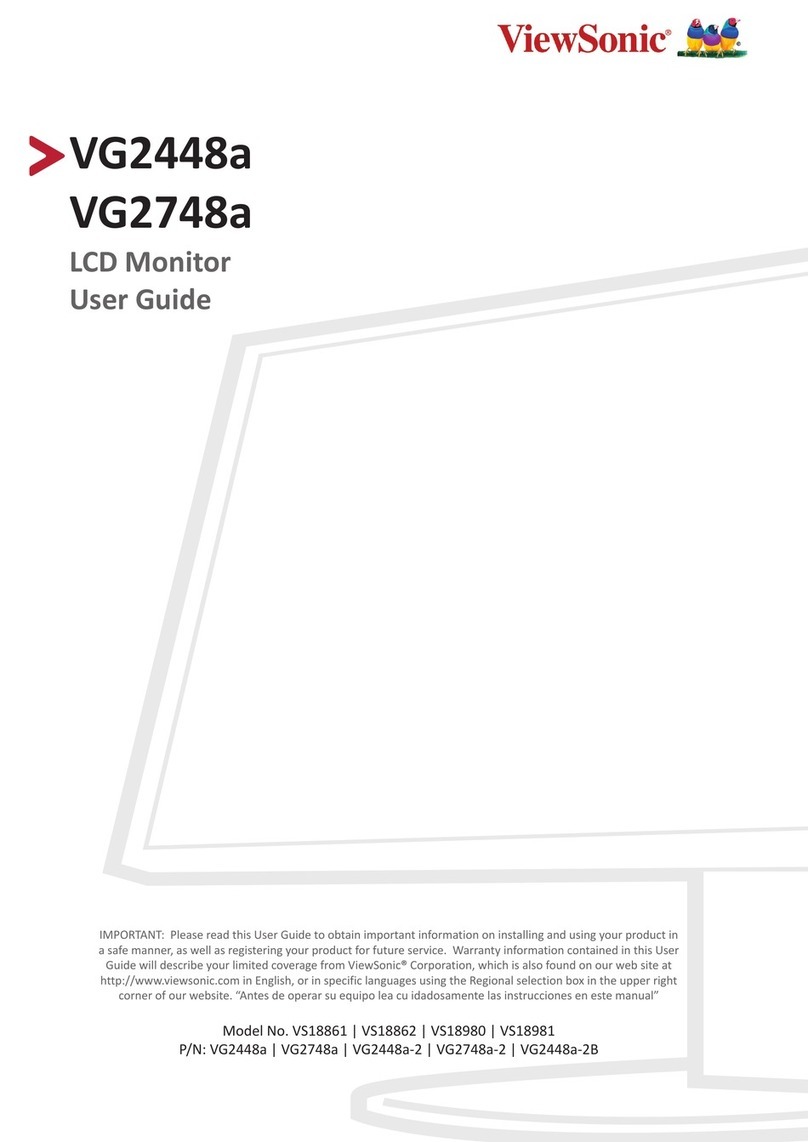 ViewSonic VG2448a-2B User manual