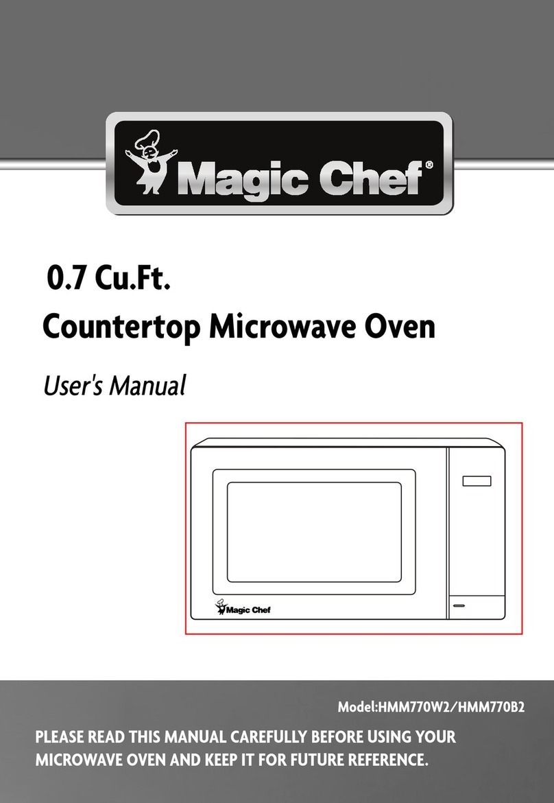 Magic Chef HMM770W2 User manual