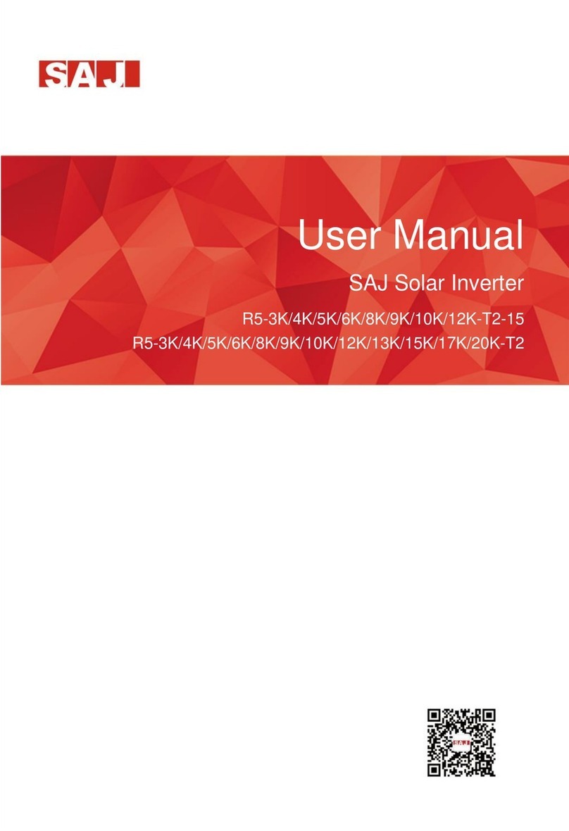 SAJ R5-3K-T2-15 User manual