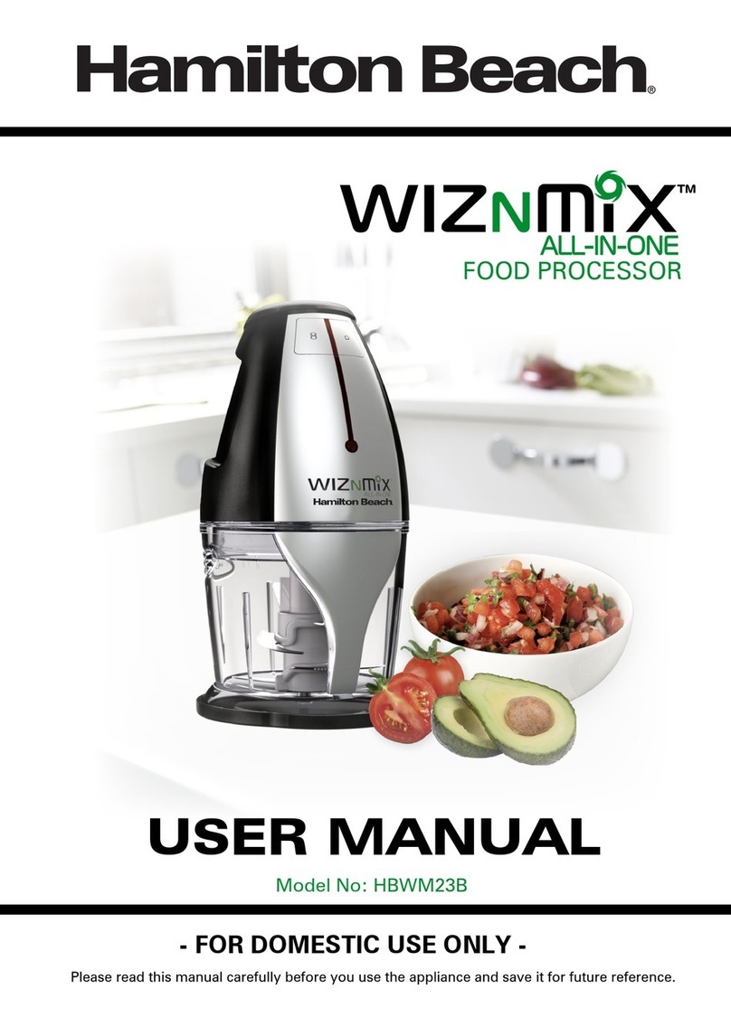 Hamilton Beach WIZnMIX HBWM23B user manual