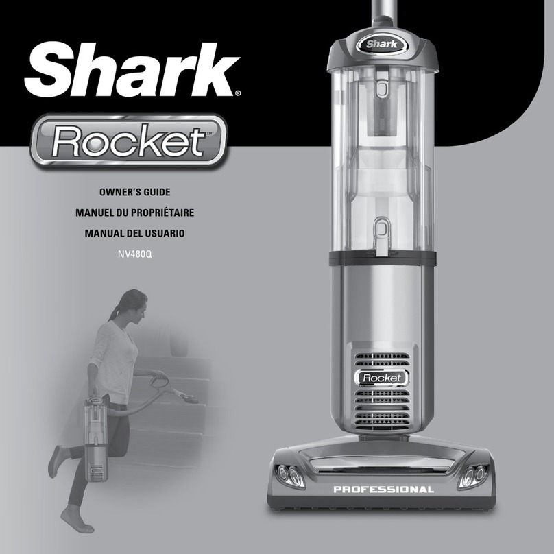 Shark PROFESSIONAL Rocket NV480Q User manual