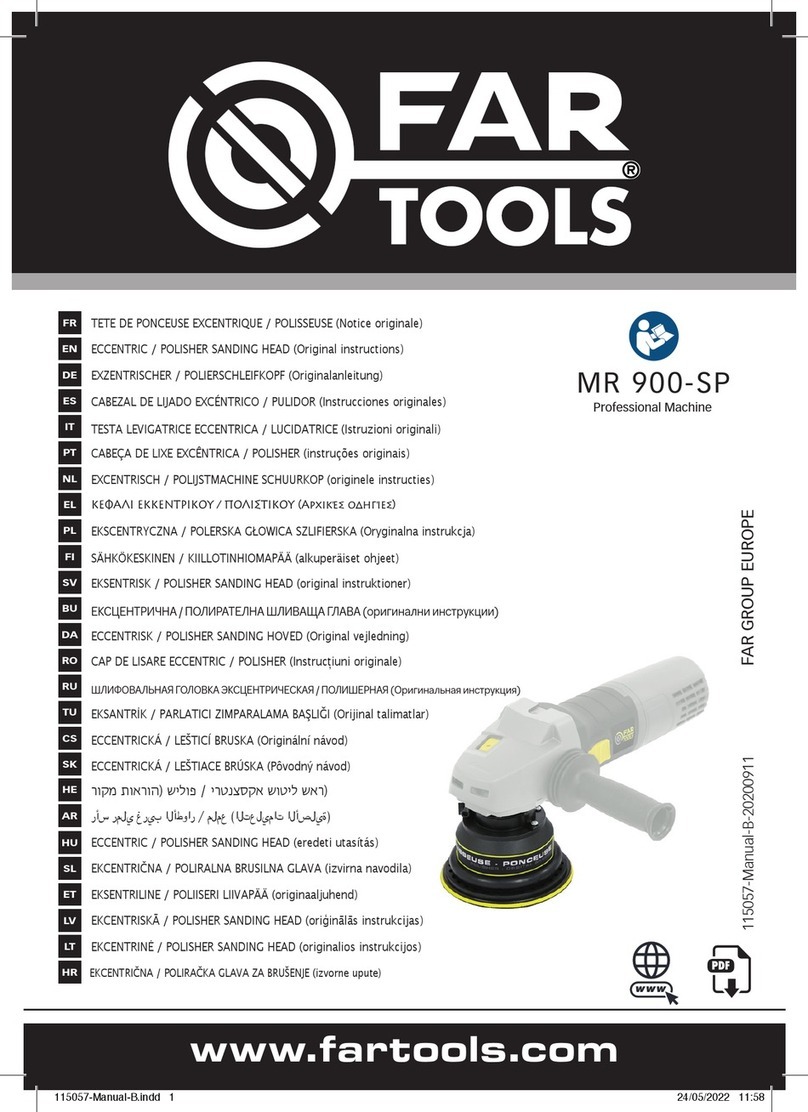 Far Tools MR 900-SP User manual