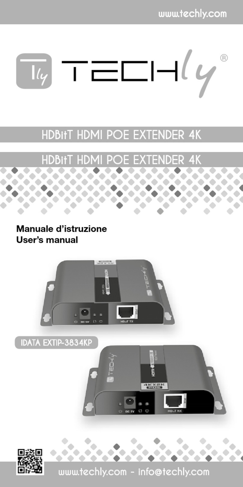 Techly IDATA EXTip-3834KP User manual