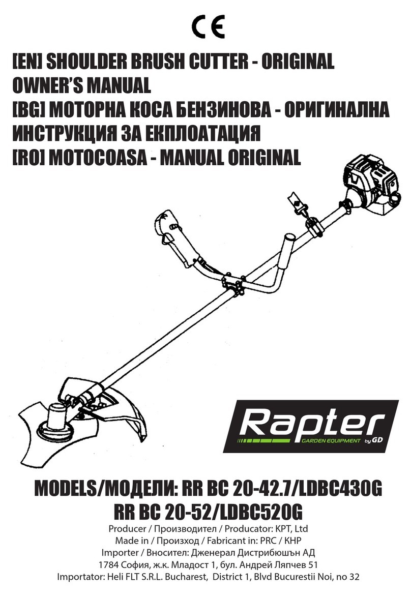 GD Rapter RR BC 20-42.7 ORIGINAL OWNER'S MANUAL