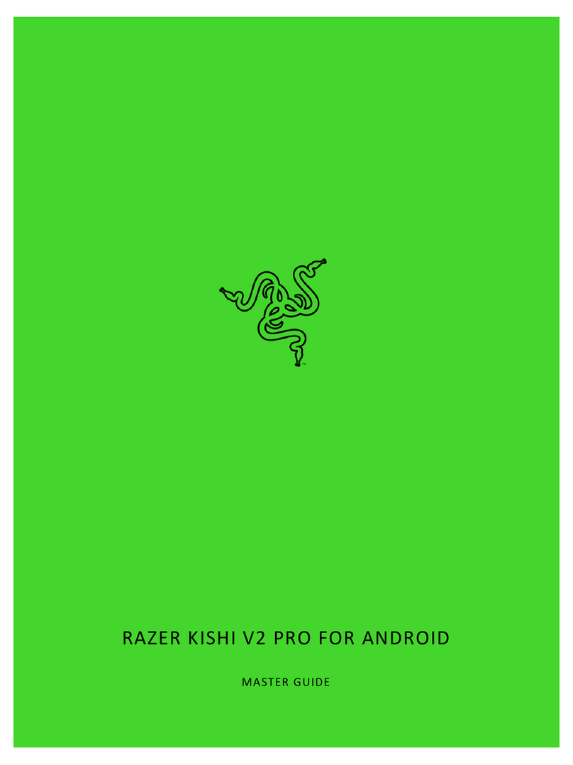 Razer KISHI V2 PRO FOR ANDROID Use and care manual