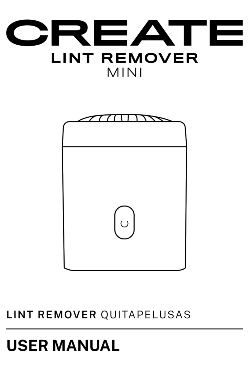 Create LINT REMOVER MINI user manual