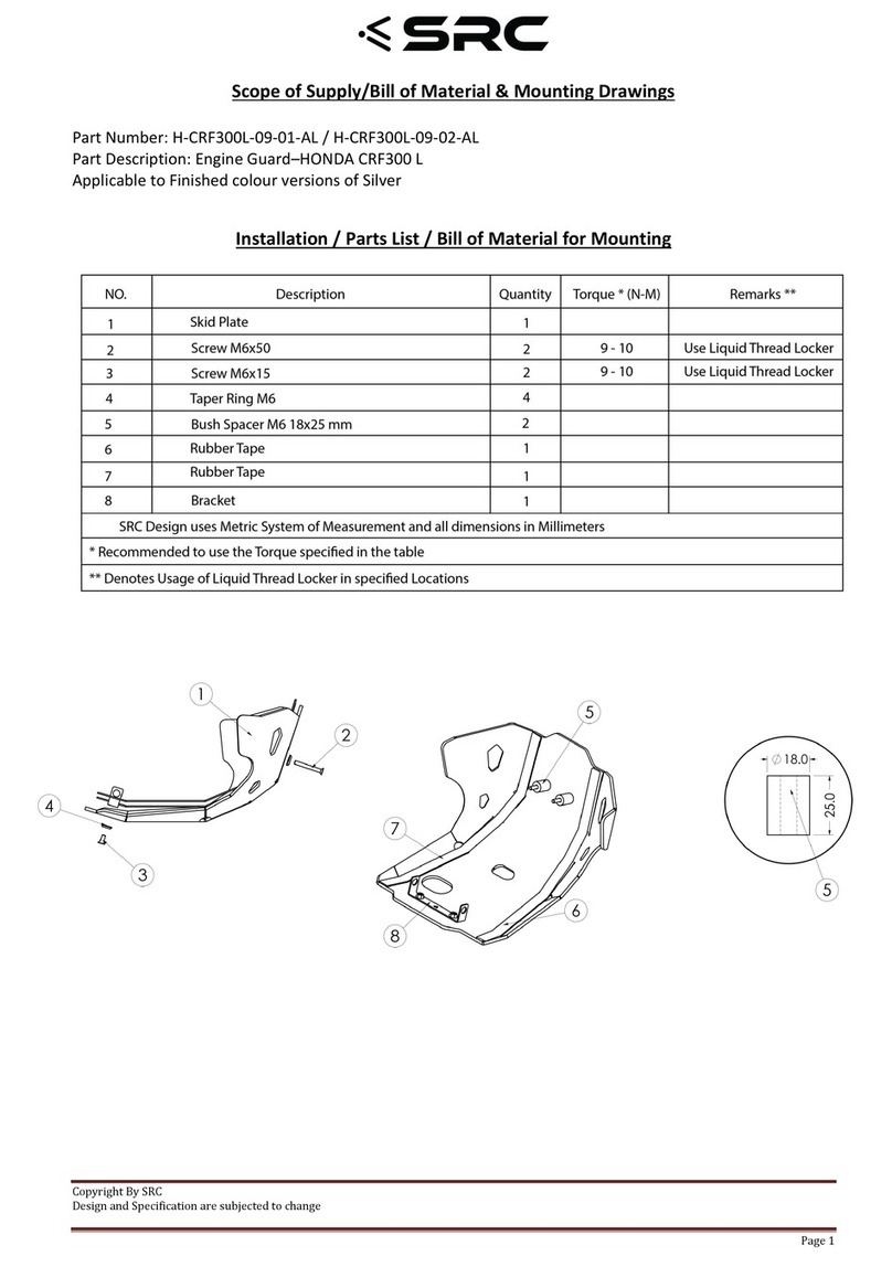 SRC H-CRF300L-09-01-AL User manual
