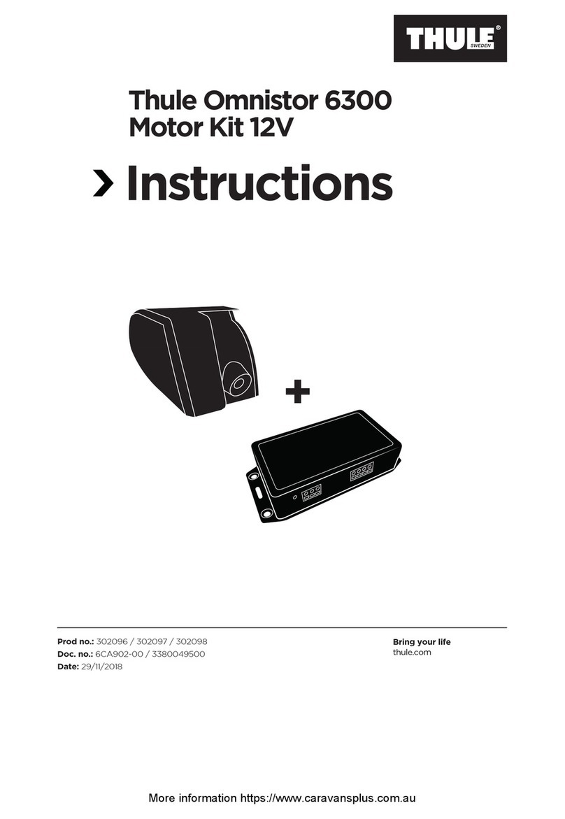 Thule Omnistor 6300 User manual